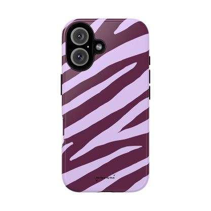 Zebra print purple - tough case