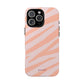 Zebra print orange - tough case