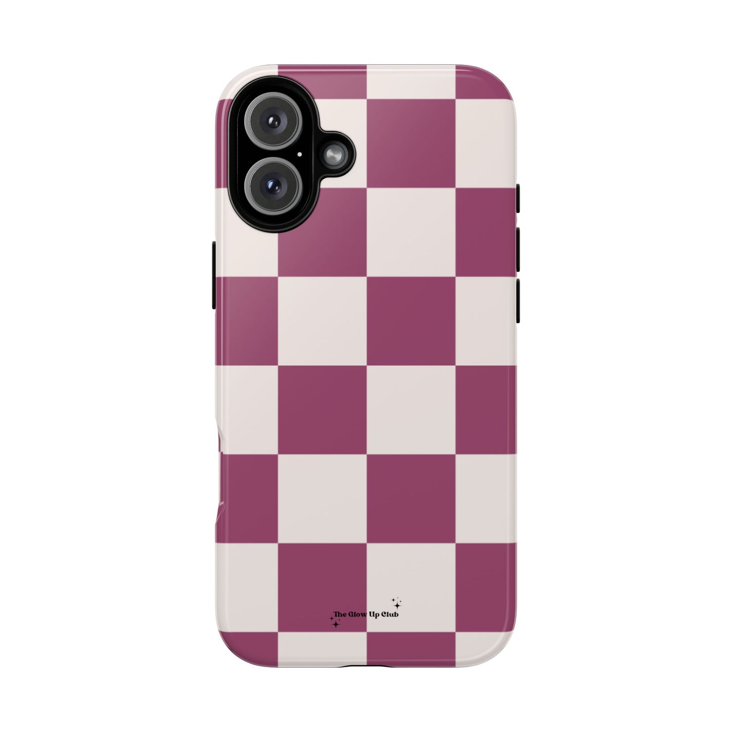 Burgundy checkers - tough case