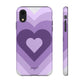 Heart layers purple - tough case