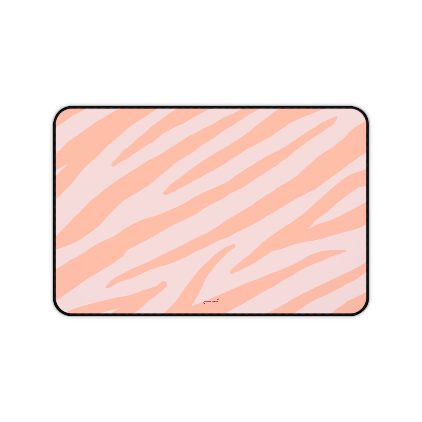 Zebra print orange - Desk Mat