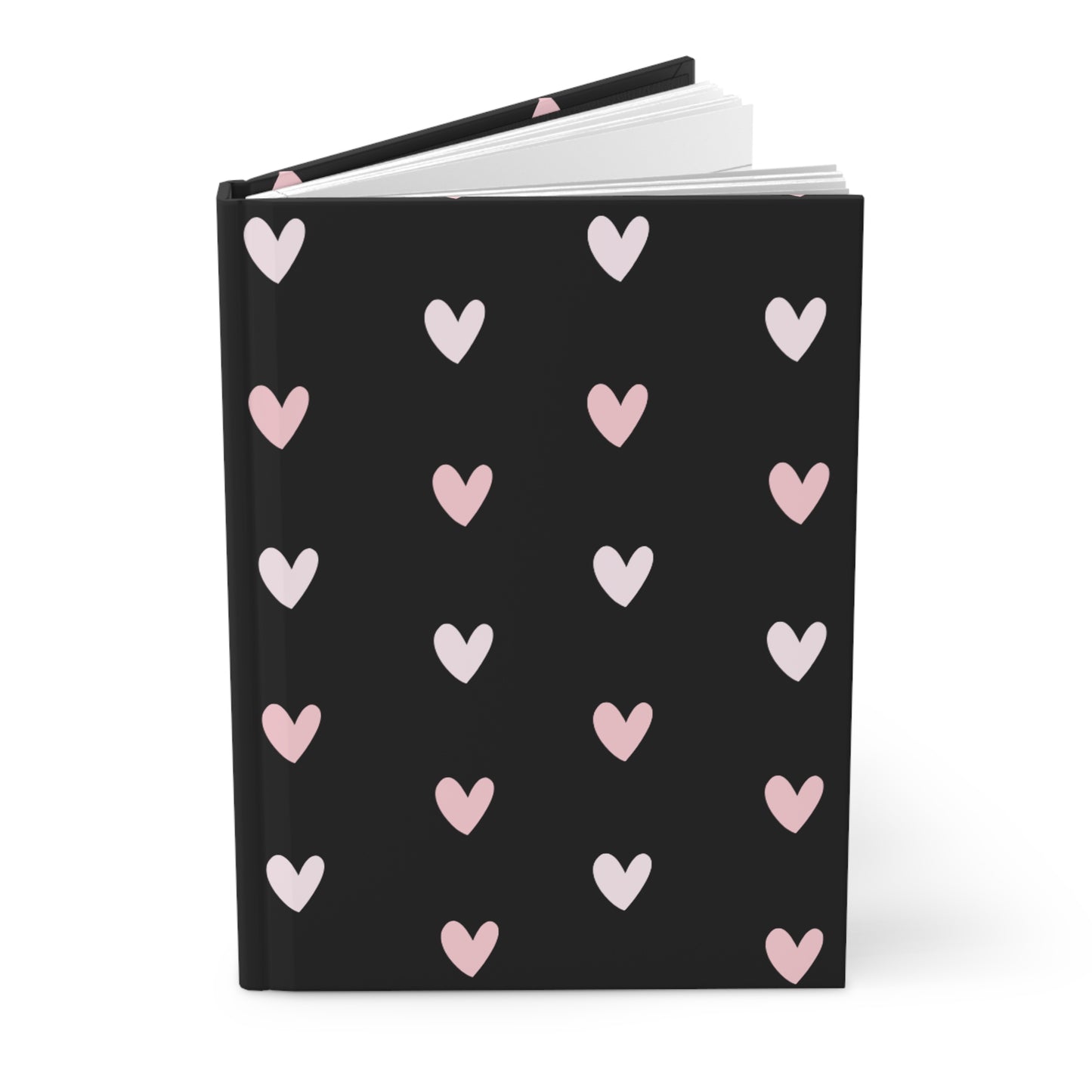 Black heart pattern Journal