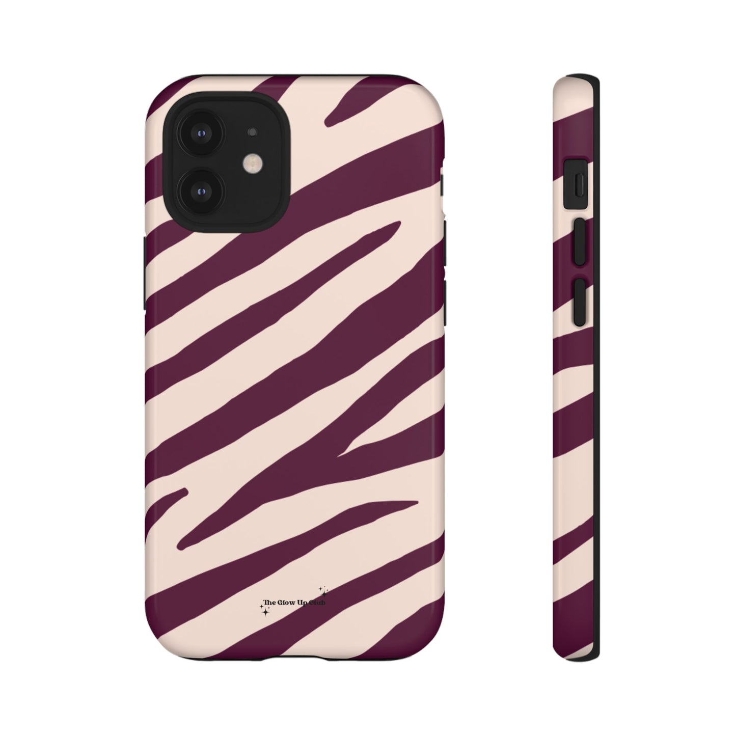 Zebra print cream - tough case