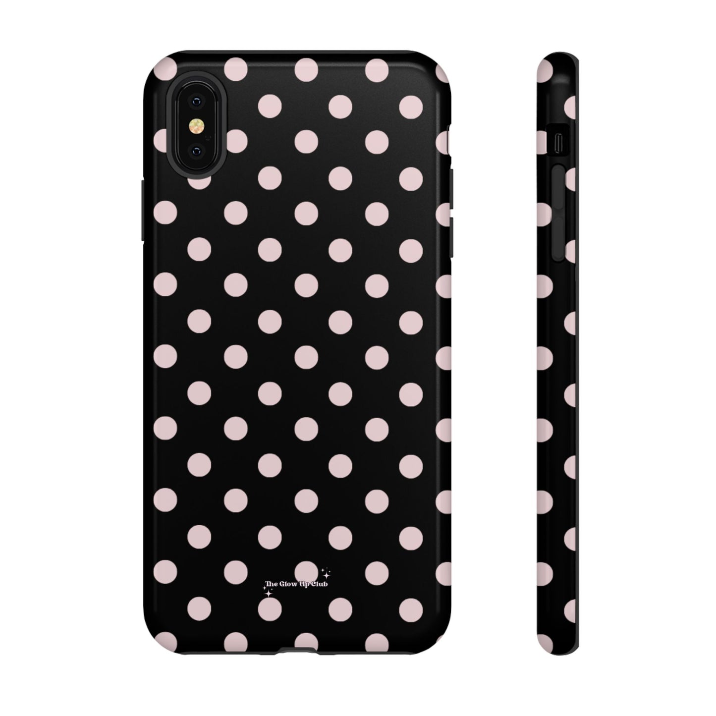 Black and pink dots - tough case