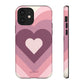 Heart layers pink - tough case