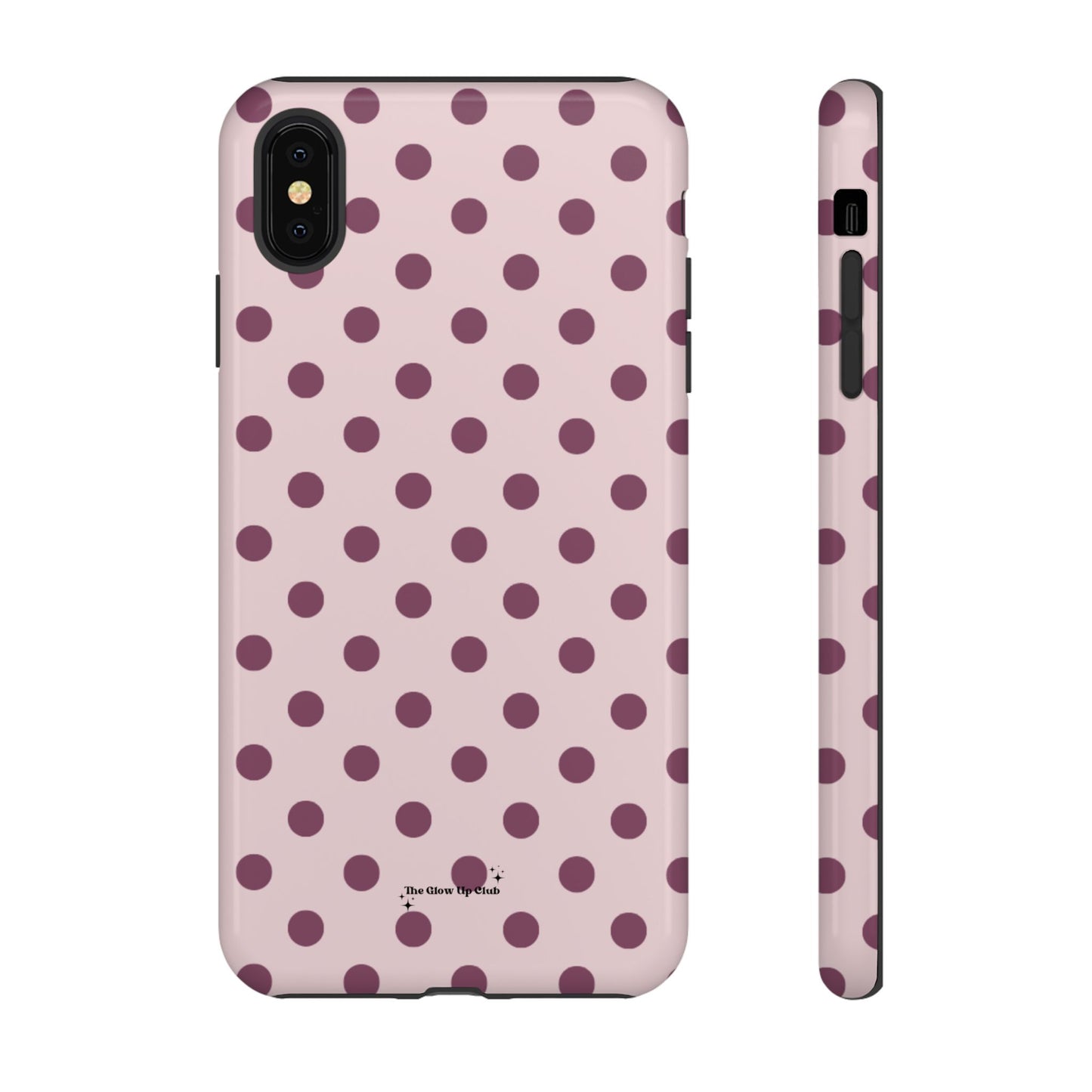 Pink and purple dots - tough case