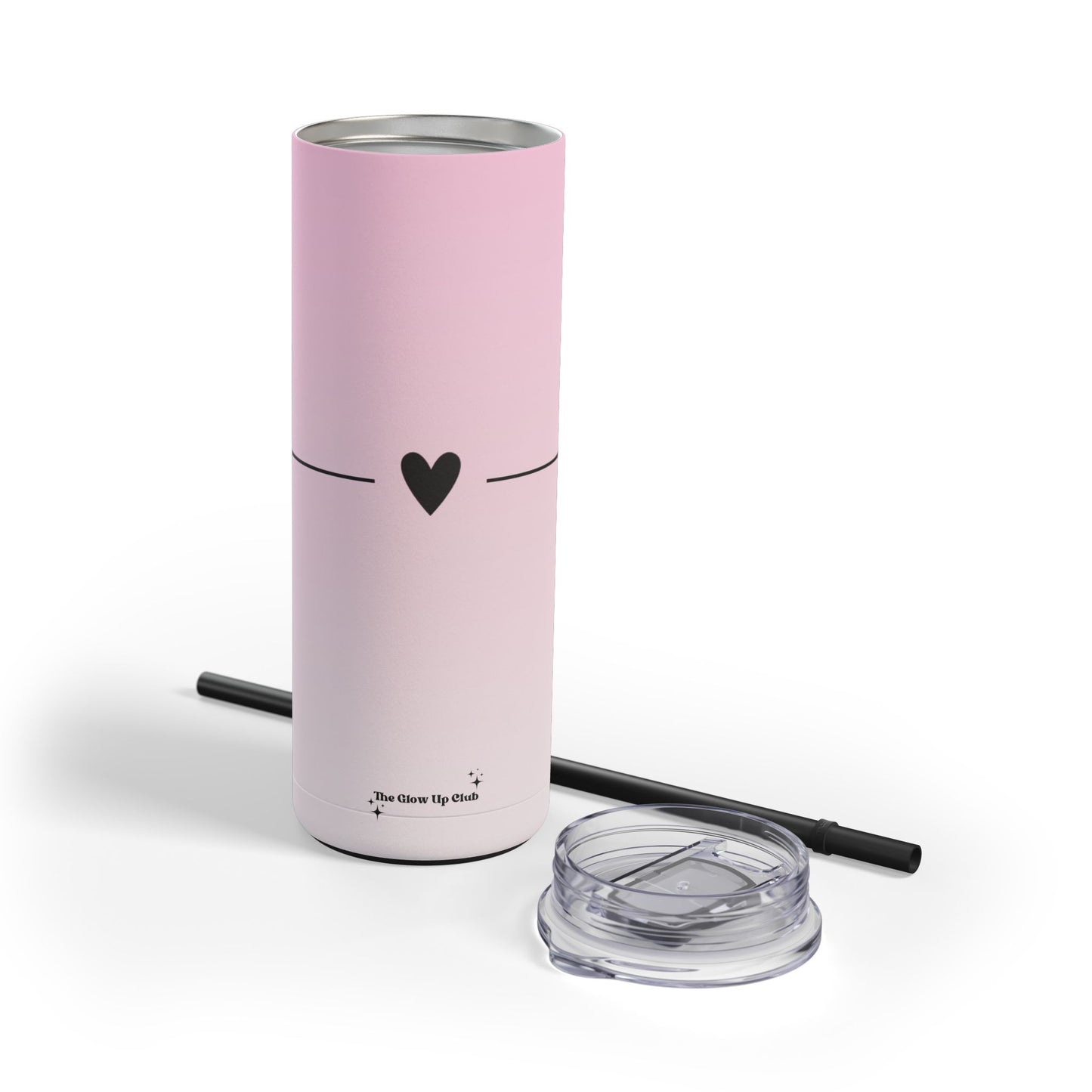 Pastel heart pink Tumbler, 20oz