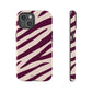 Zebra print cream - tough case