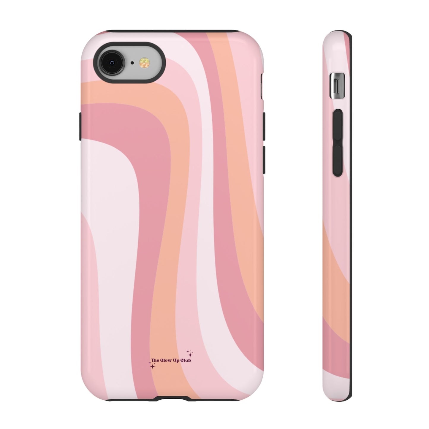 Pink and orange waves - tough case