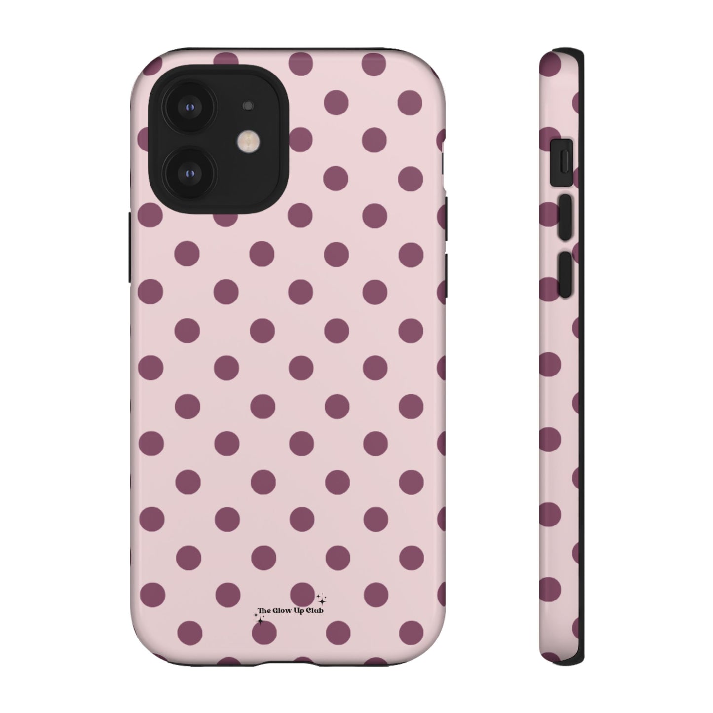 Pink and purple dots - tough case