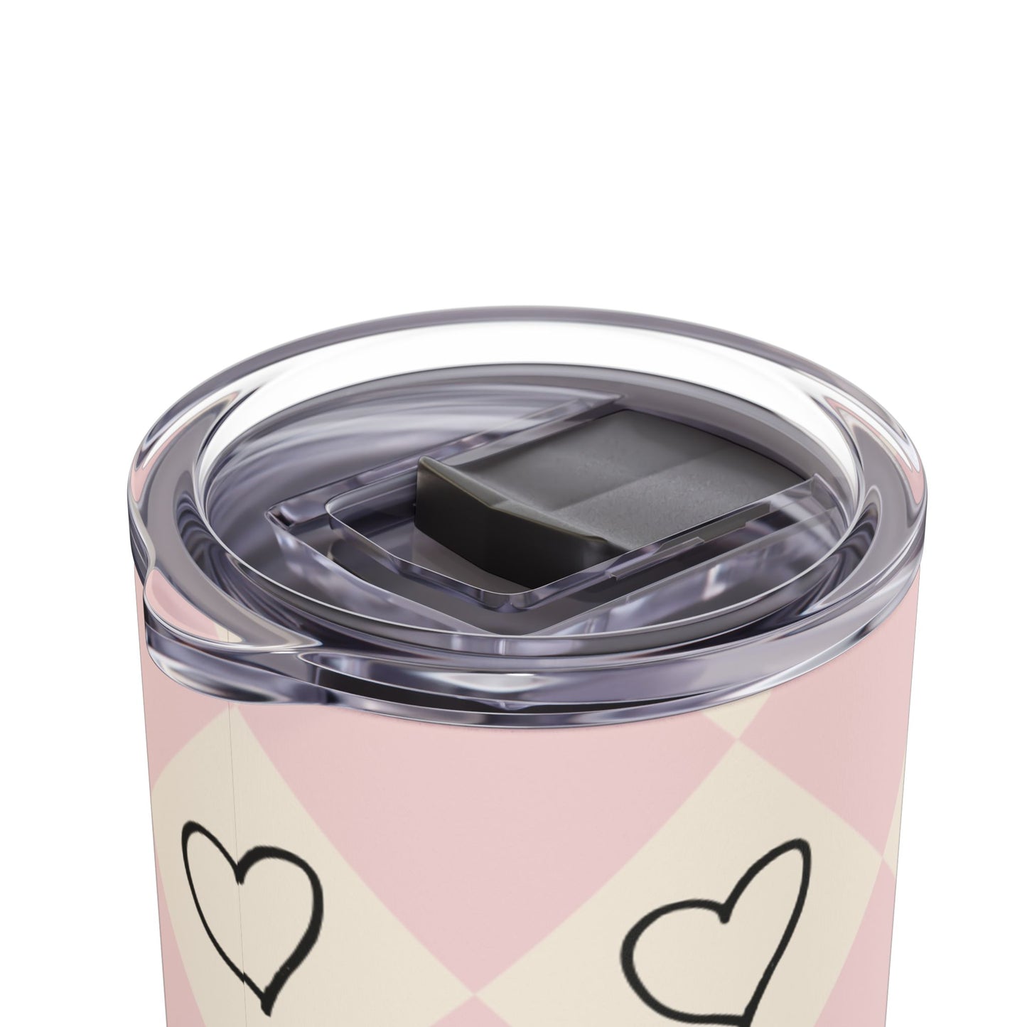 Pink heart checkers Tumbler, 20oz