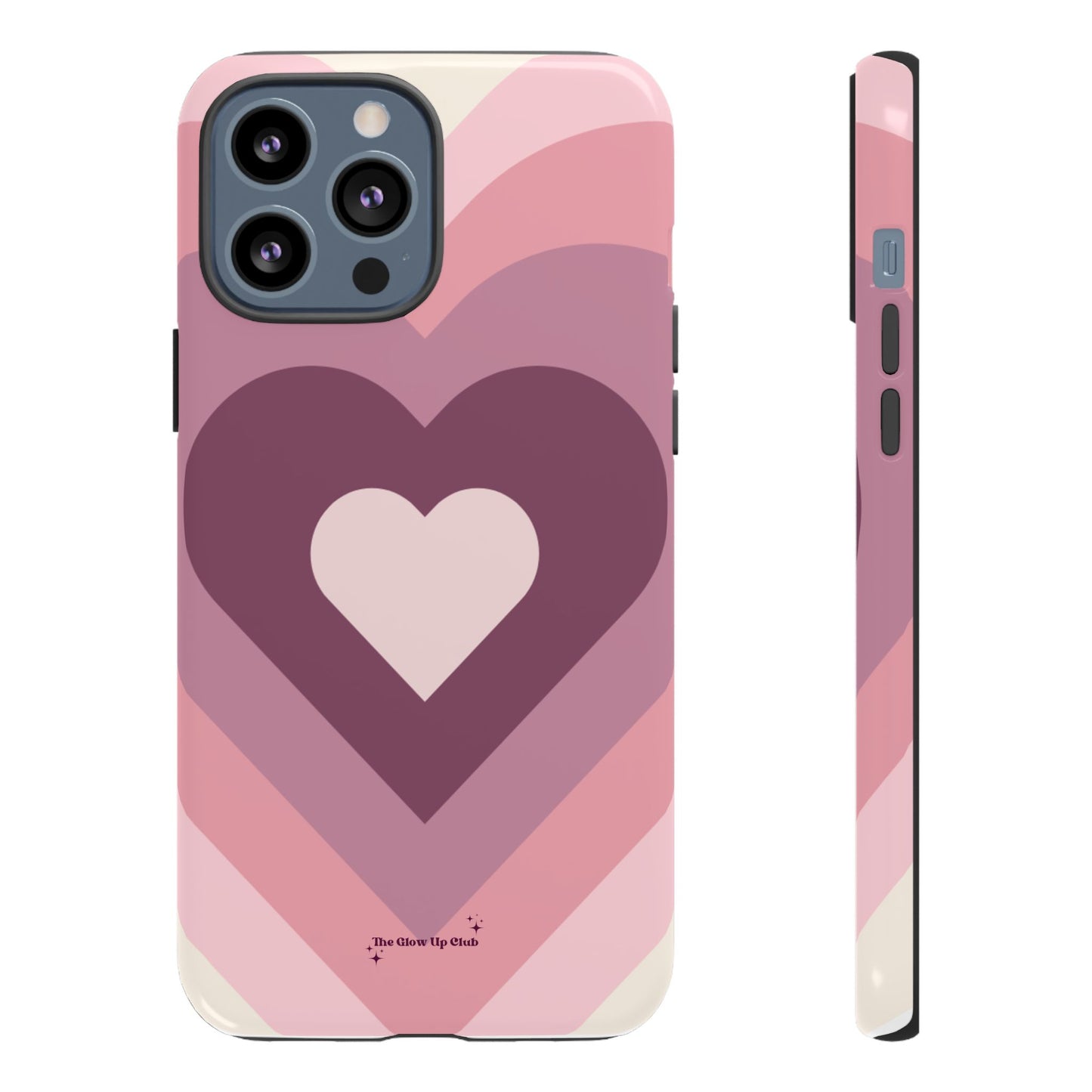 Heart layers pink - tough case