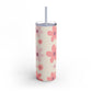 Mixed floral pattern tumbler, 20oz