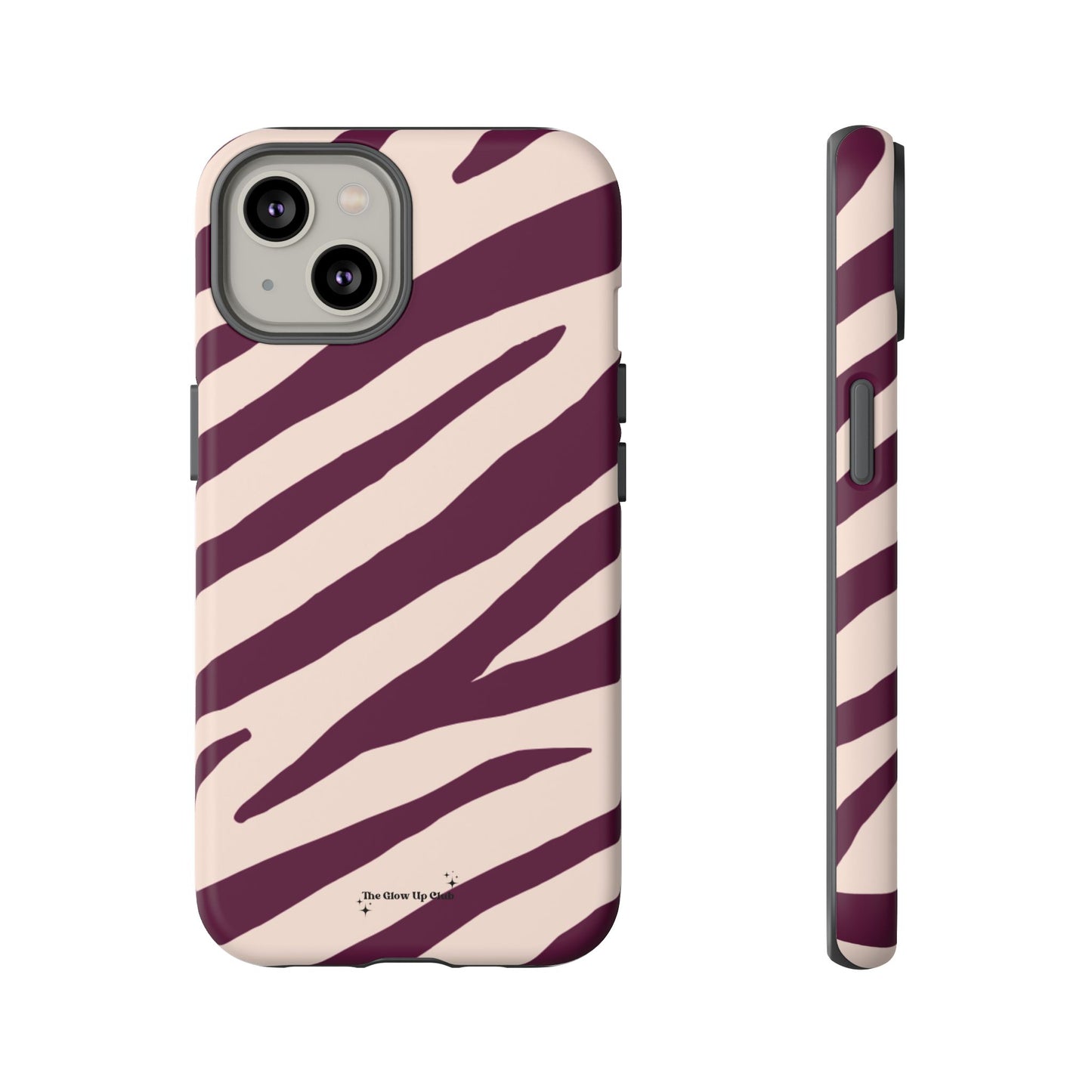 Zebra print cream - tough case