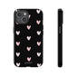 Black heart pattern - tough case