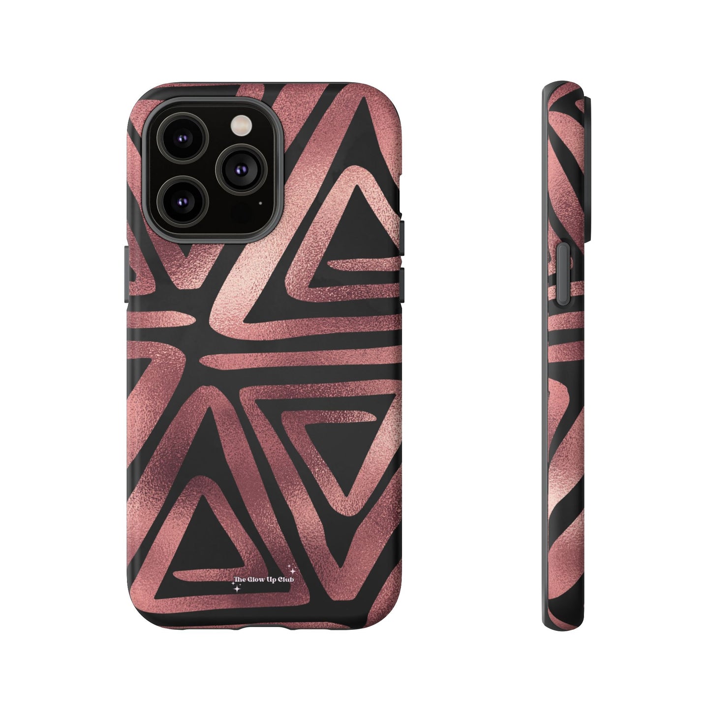 Rose gold triangles - tough case