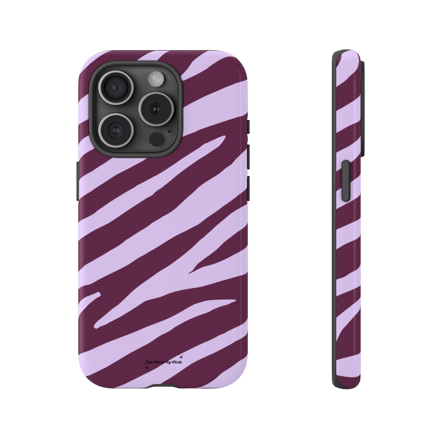 Zebra print purple - tough case