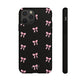 Crooked ribbon pattern black - tough case