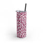 Leopard print double pink Tumbler, 20oz