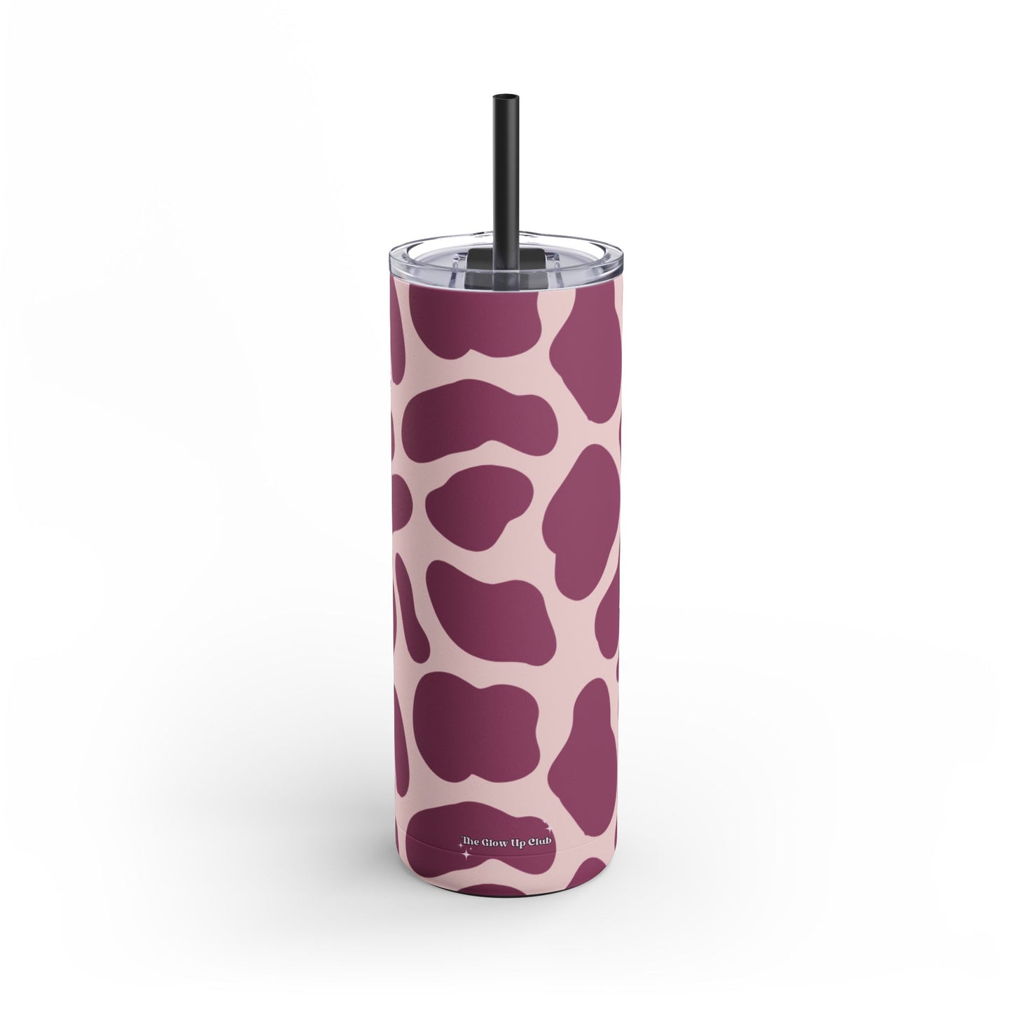 Burgundy giraffe Tumbler, 20oz