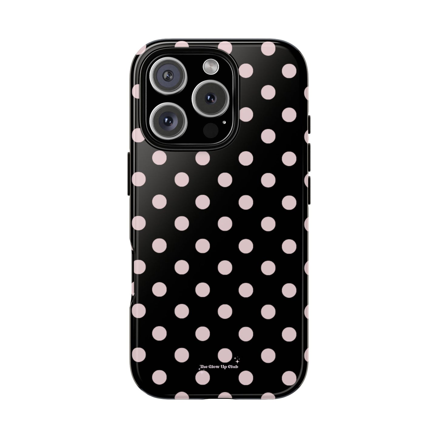 Black and pink dots - tough case