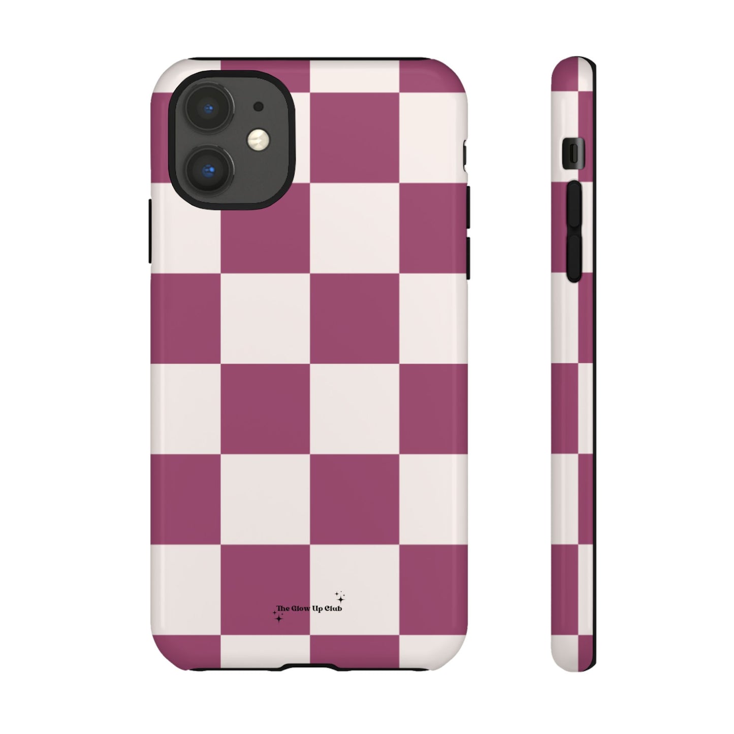 Burgundy checkers - tough case