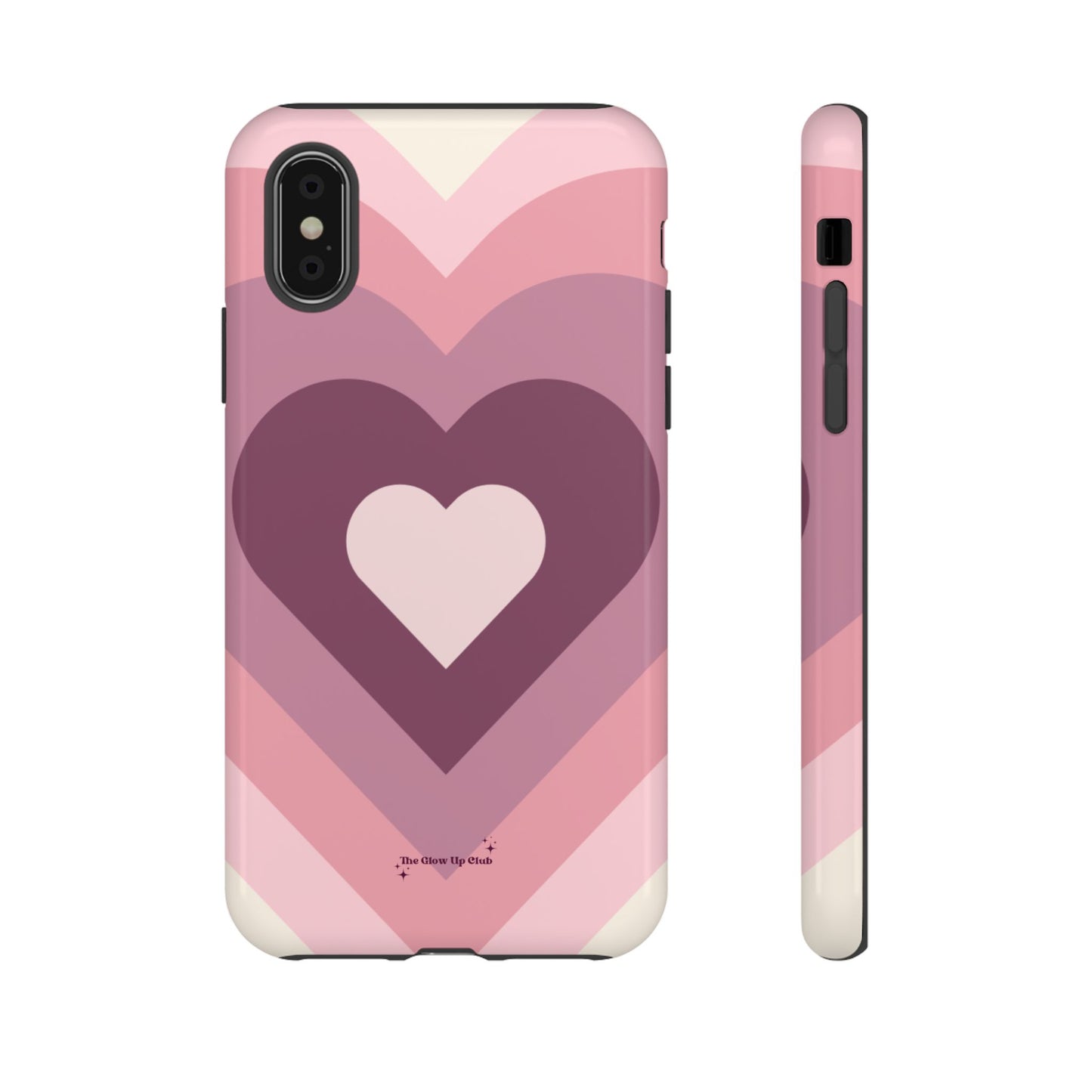 Heart layers pink - tough case