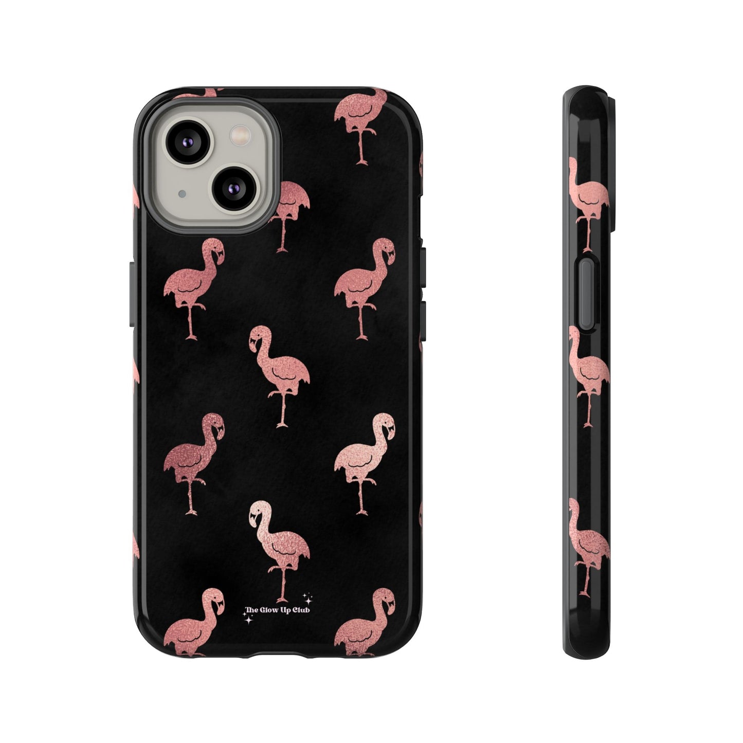 Rose gold flamingos - tough case