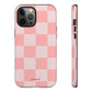 Pink orange checkers - tough case