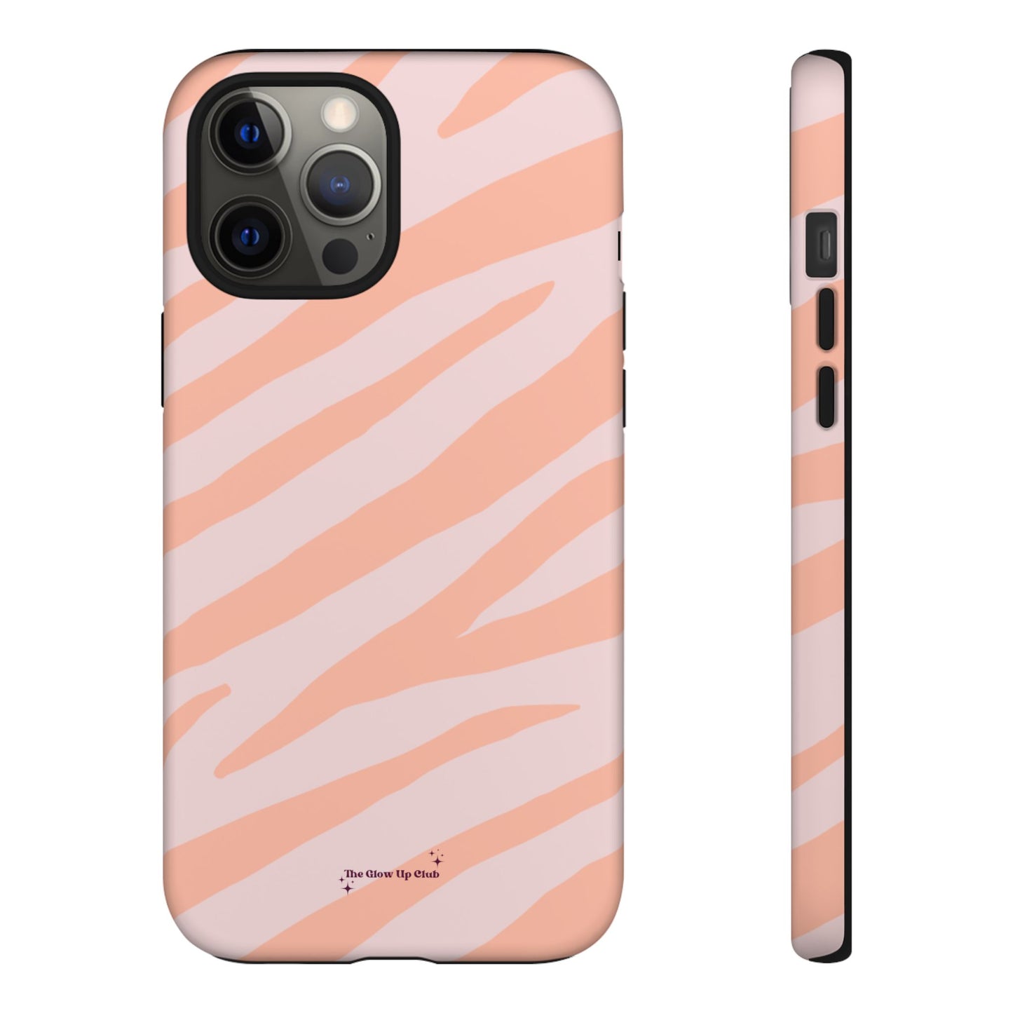 Zebra print orange - tough case