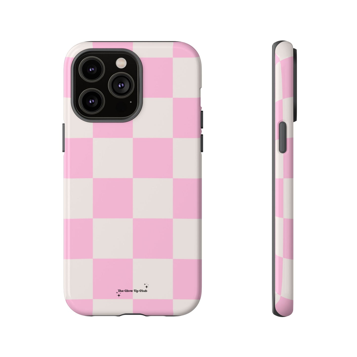 Pink white checkers - tough case