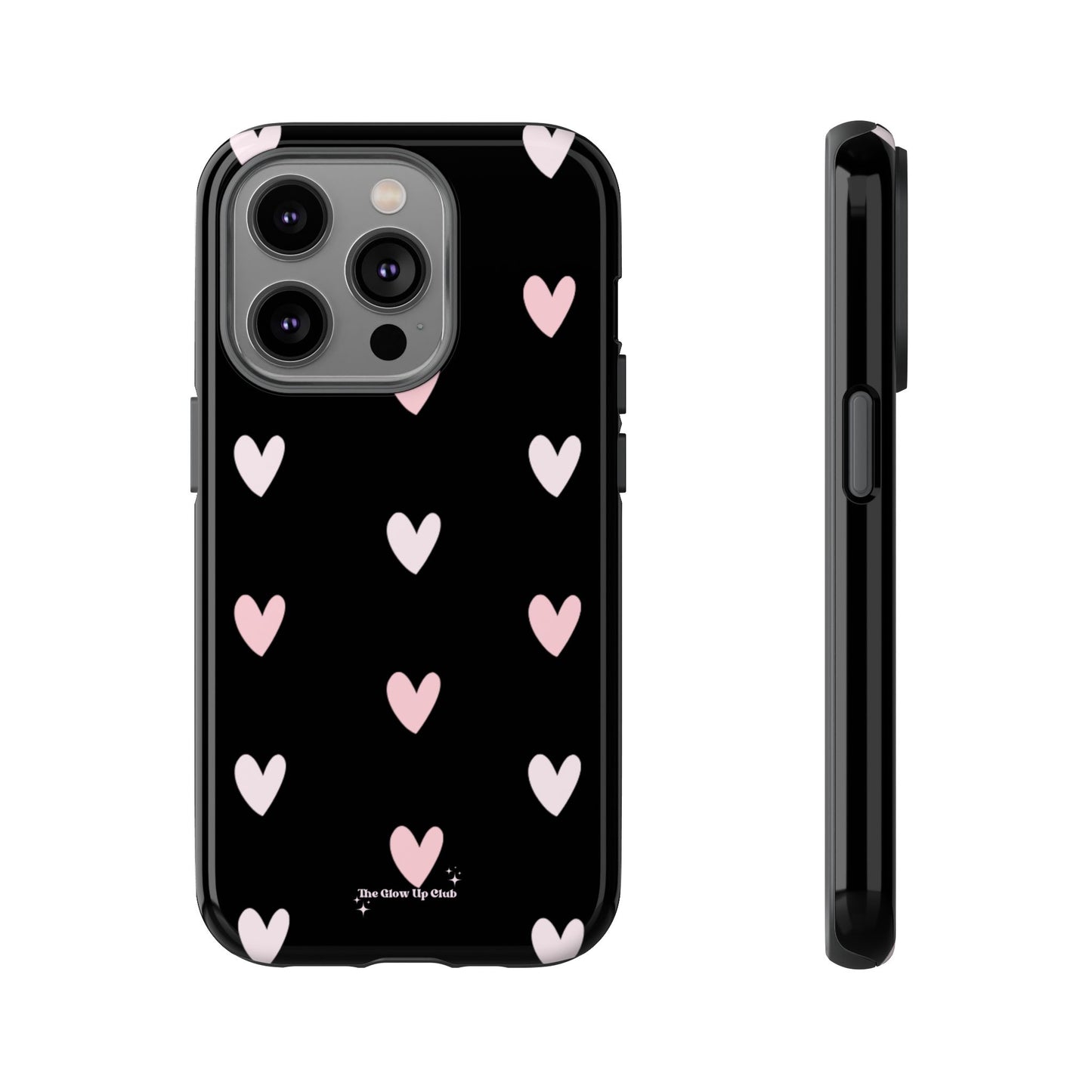 Black heart pattern - tough case