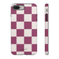 Burgundy checkers - tough case