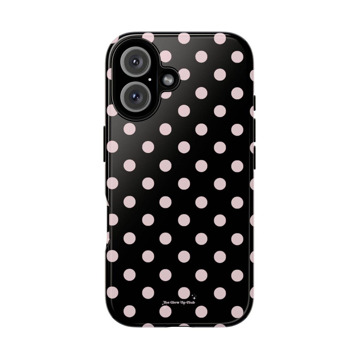 Black and pink dots - tough case