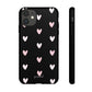 Black heart pattern - tough case