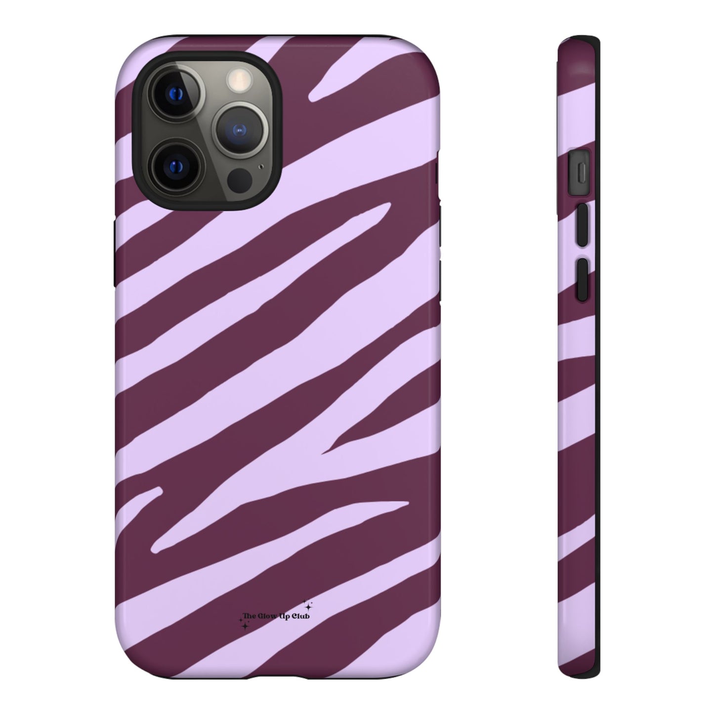 Zebra print purple - tough case