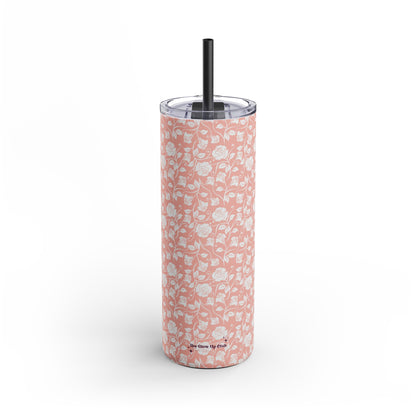 Small roses pink Tumbler, 20oz