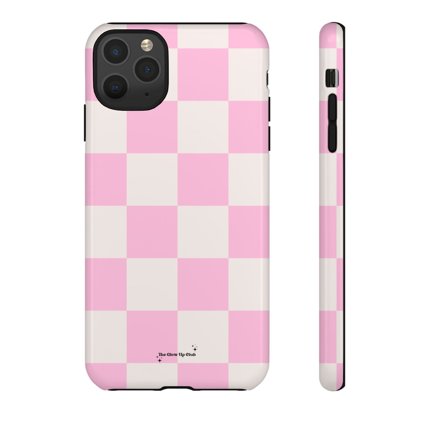 Pink white checkers - tough case