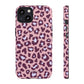 Leopard print pink purple - tough case