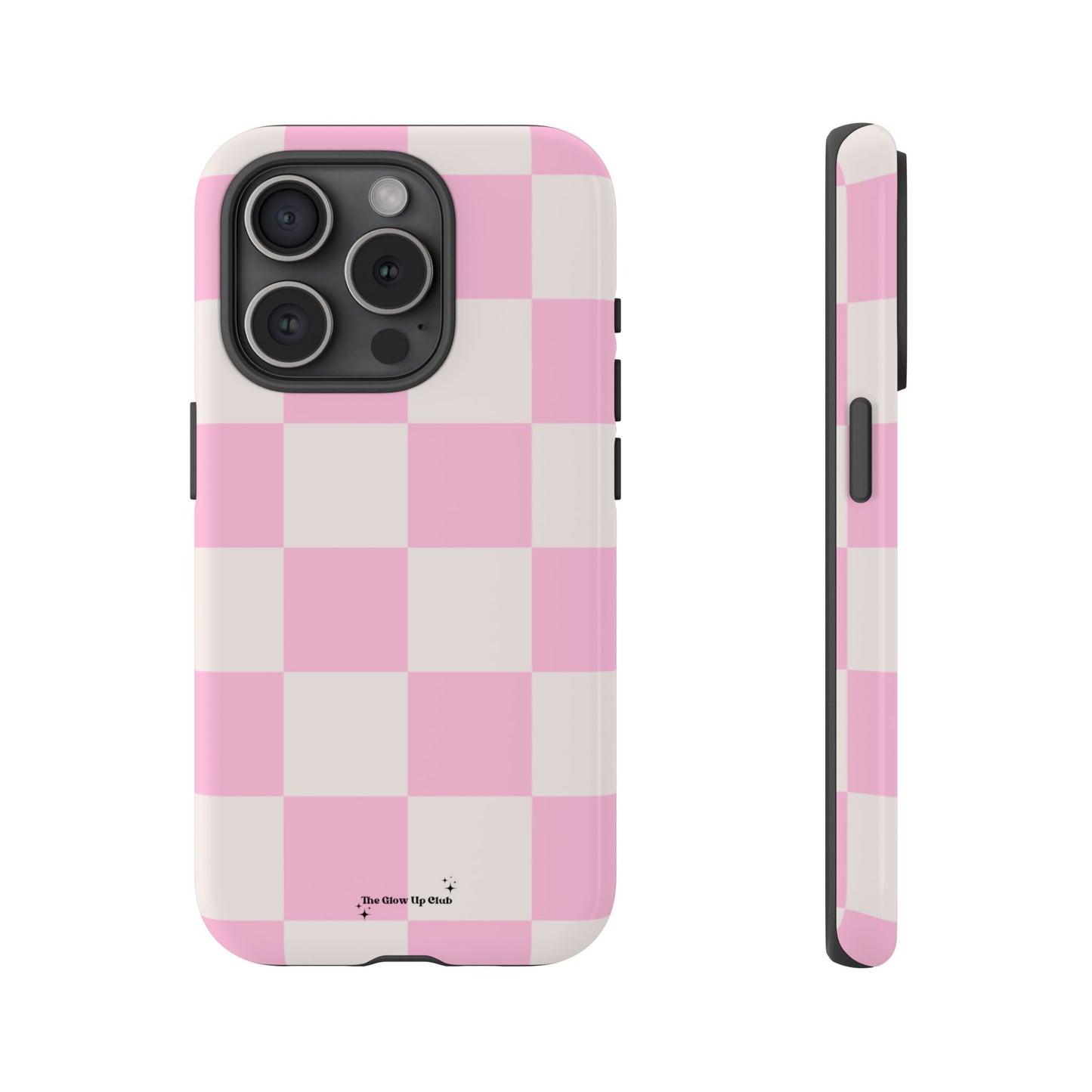 Pink white checkers - tough case