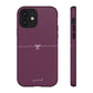 Simple ribbon burgundy - tough case