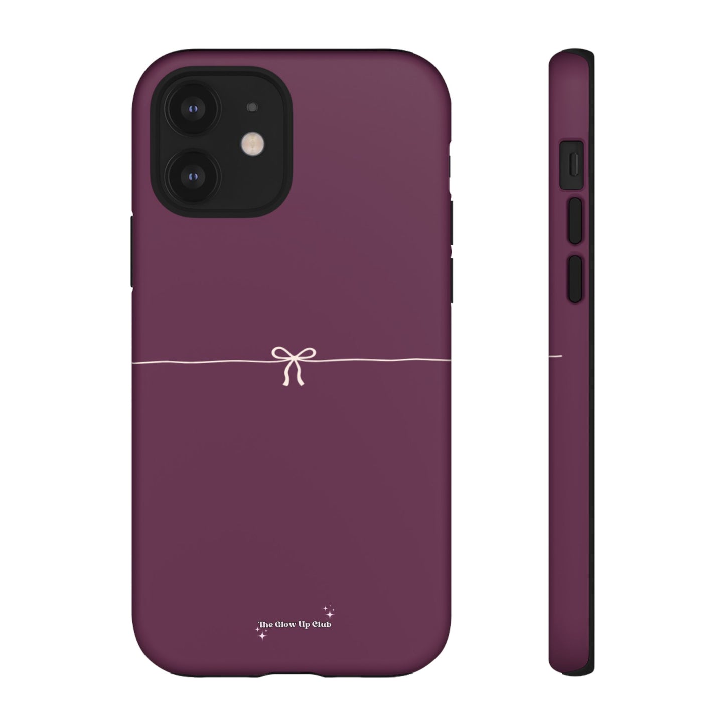 Simple ribbon burgundy - tough case