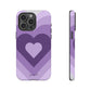 Heart layers purple - tough case