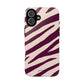 Zebra print cream - tough case