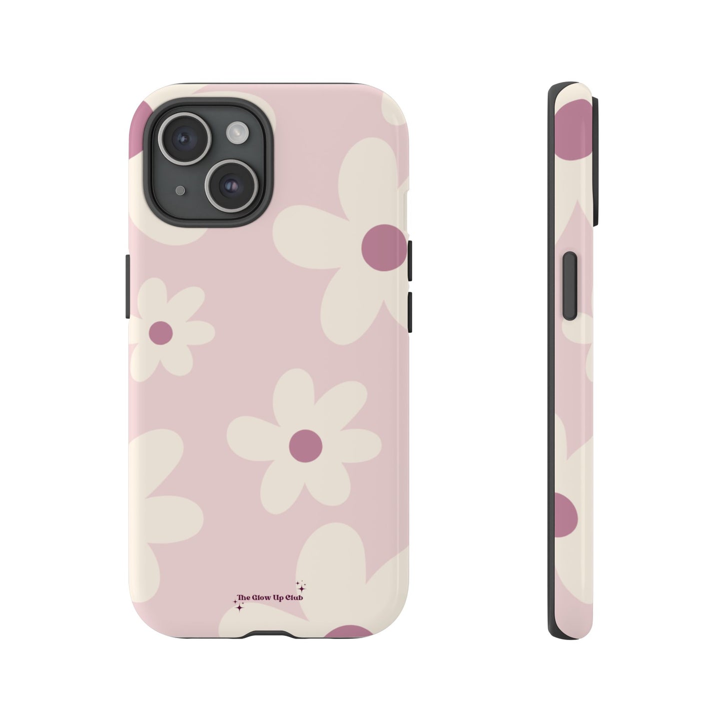 Floral pattern pink - tough case