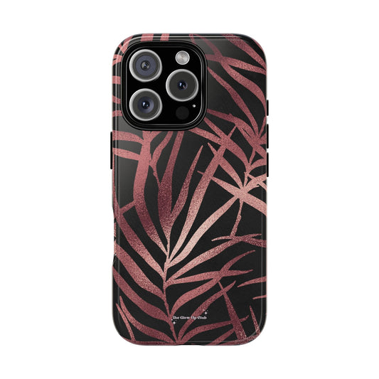 Rose gold leaves - tough case