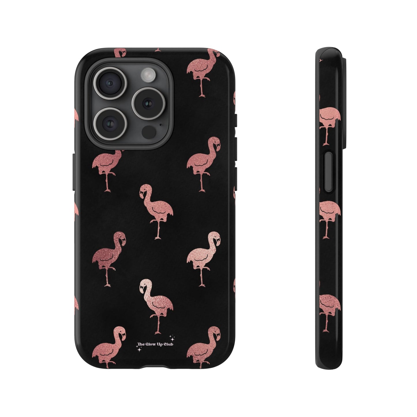 Rose gold flamingos - tough case