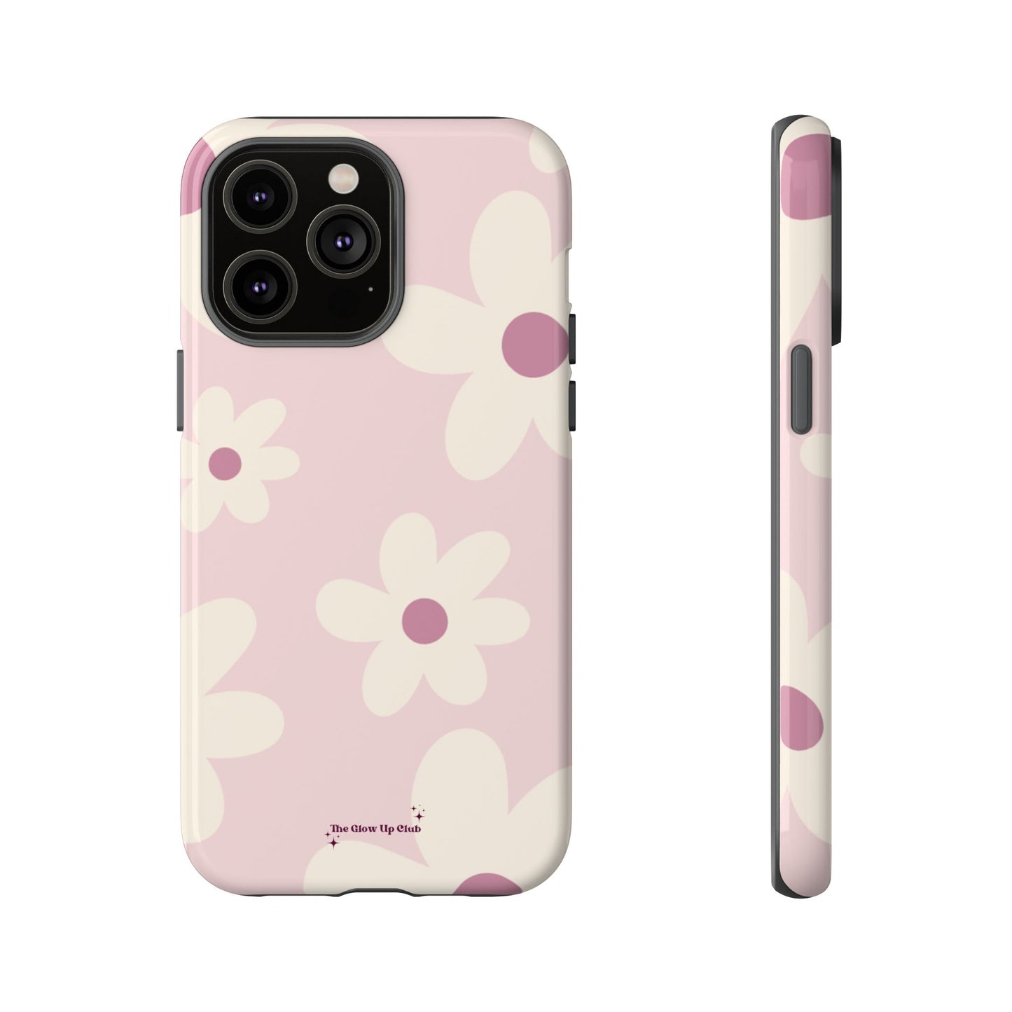 Floral pattern pink - tough case