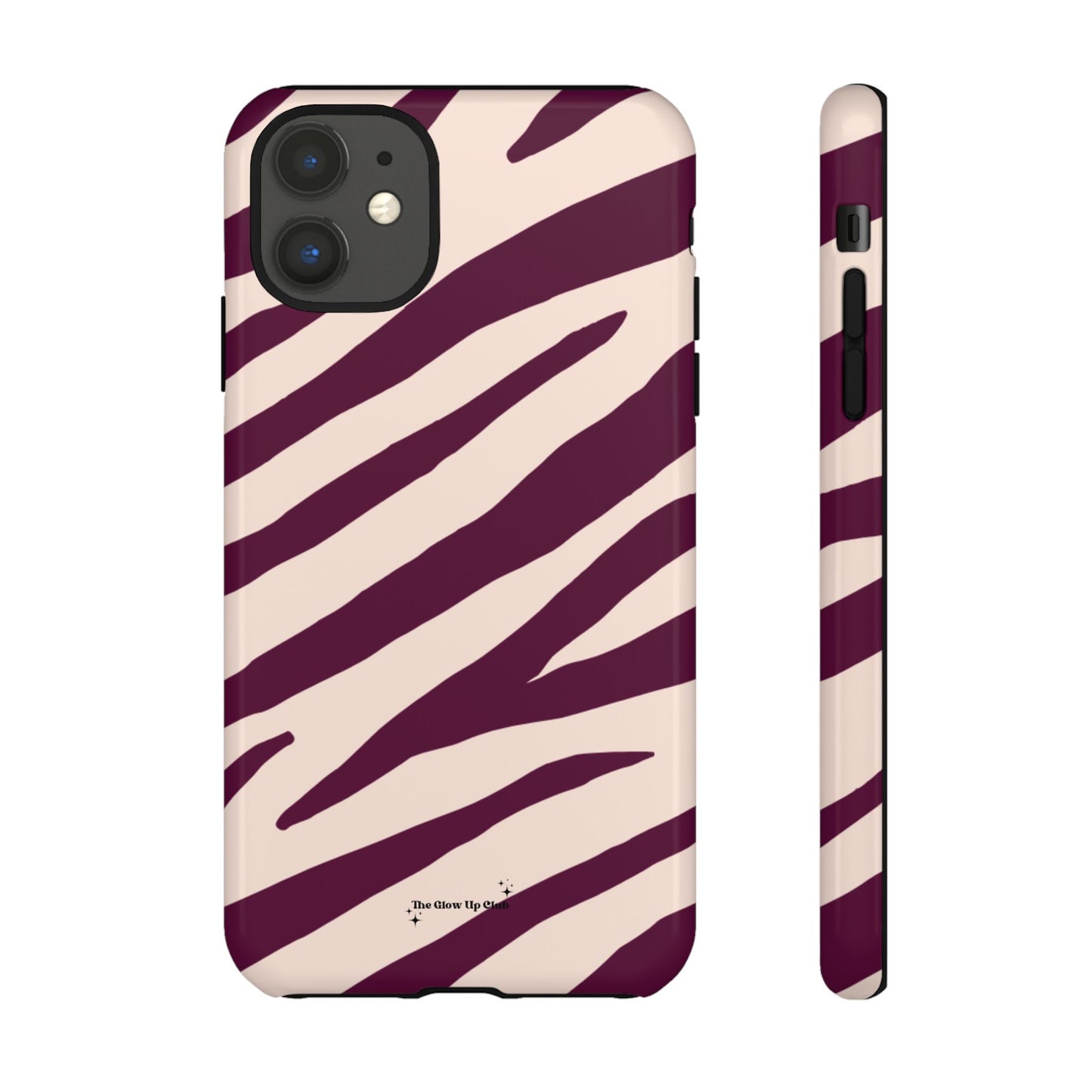 Zebra print cream - tough case