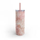 Pink marble Tumbler, 20oz